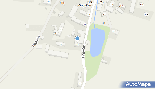 Gogołów, Gogołów, 44, mapa Gogołów