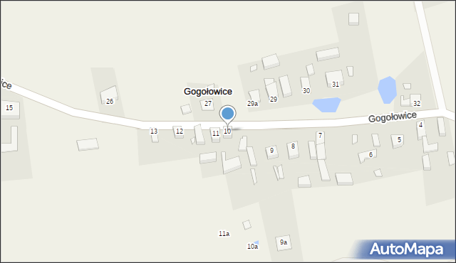 Gogołowice, Gogołowice, 10, mapa Gogołowice