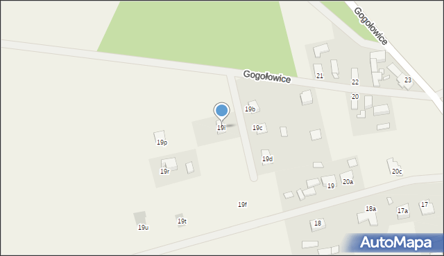 Gogołowice, Gogołowice, 19i, mapa Gogołowice