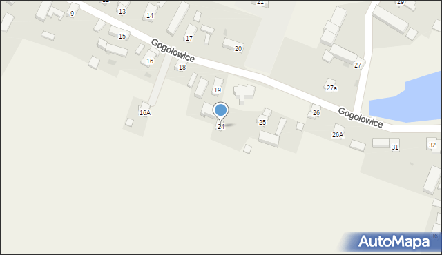 Gogołowice, Gogołowice, 24, mapa Gogołowice