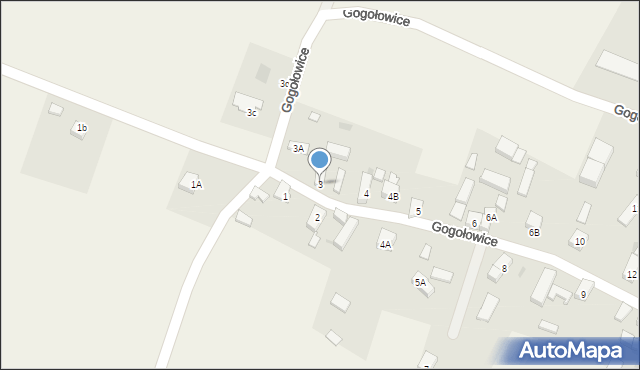 Gogołowice, Gogołowice, 3, mapa Gogołowice