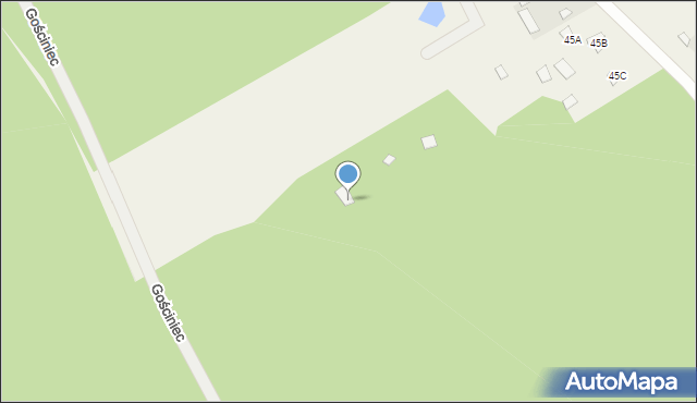 Gójszcz, Gójszcz, 45f, mapa Gójszcz