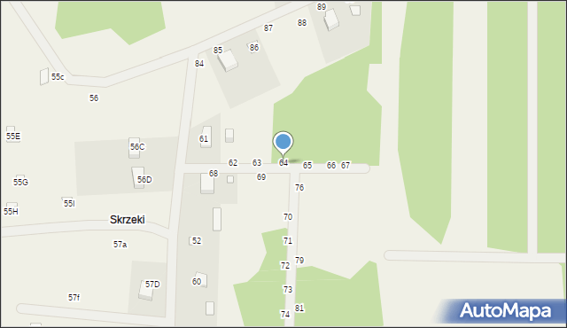 Gójszcz, Gójszcz, 64, mapa Gójszcz
