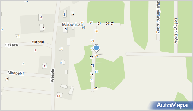 Gójszcz, Gójszcz, 79, mapa Gójszcz