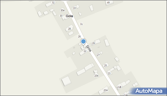 Gola, Gola, 24, mapa Gola