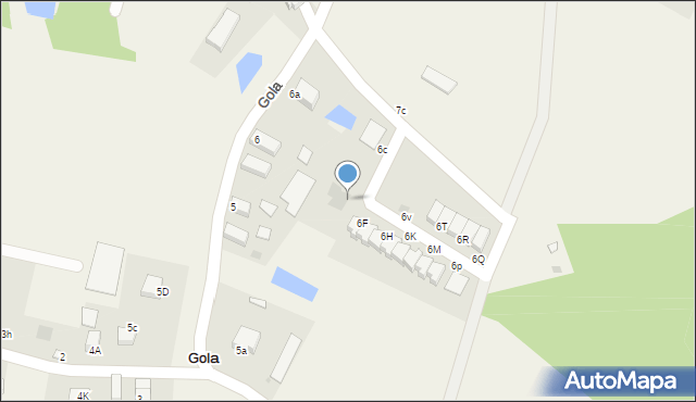 Gola, Gola, 6d, mapa Gola