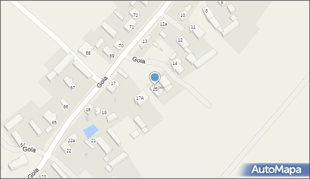 Gola, Gola, 15, mapa Gola