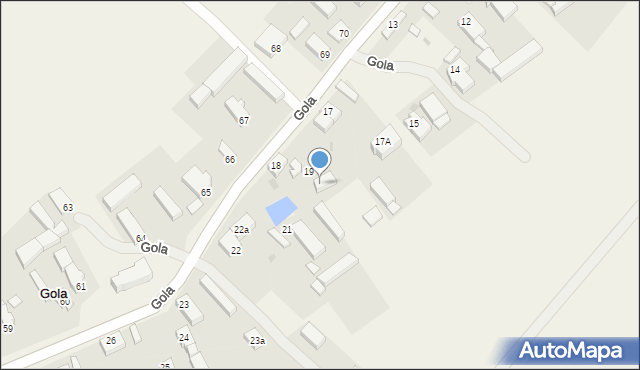 Gola, Gola, 20, mapa Gola