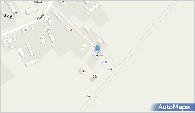 Gola, Gola, 23c, mapa Gola