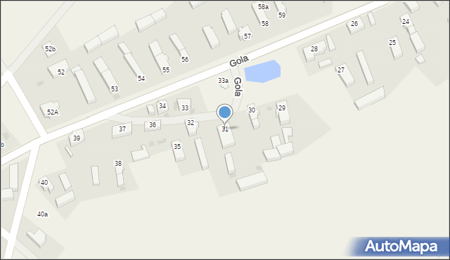 Gola, Gola, 31, mapa Gola