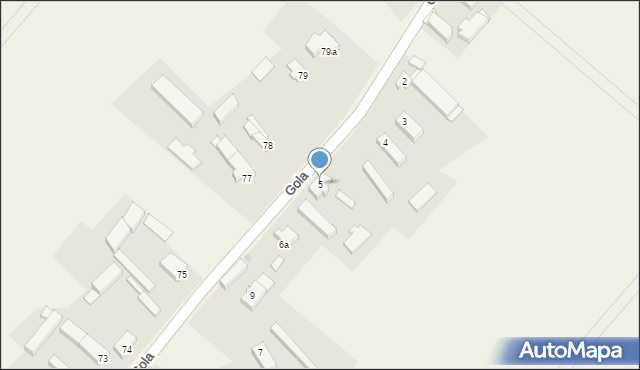 Gola, Gola, 5, mapa Gola