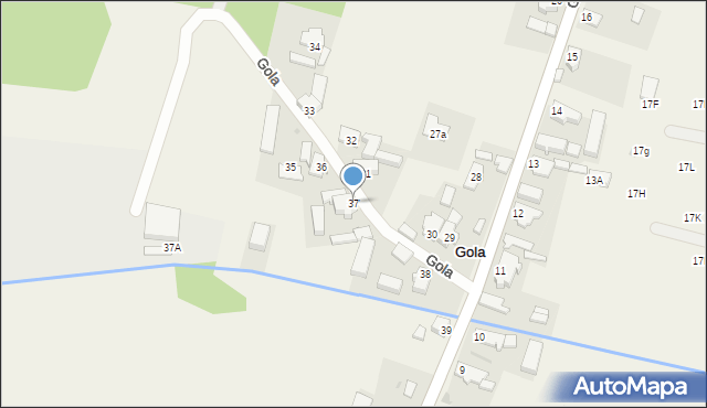 Gola, Gola, 37, mapa Gola