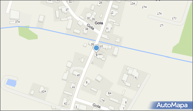 Gola, Gola, 9, mapa Gola