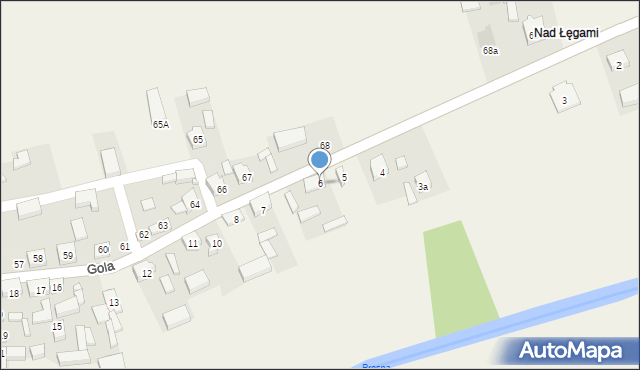 Gola, Gola, 6, mapa Gola