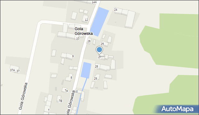 Gola Górowska, Gola Górowska, 27, mapa Gola Górowska