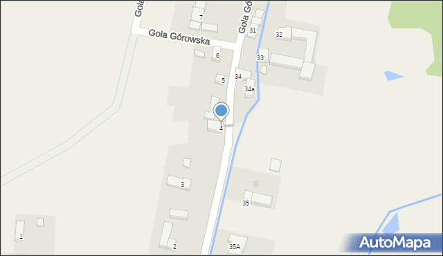 Gola Górowska, Gola Górowska, 4, mapa Gola Górowska
