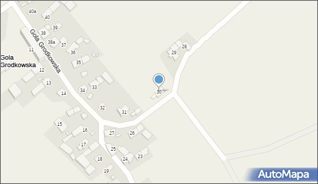 Gola Grodkowska, Gola Grodkowska, 30, mapa Gola Grodkowska