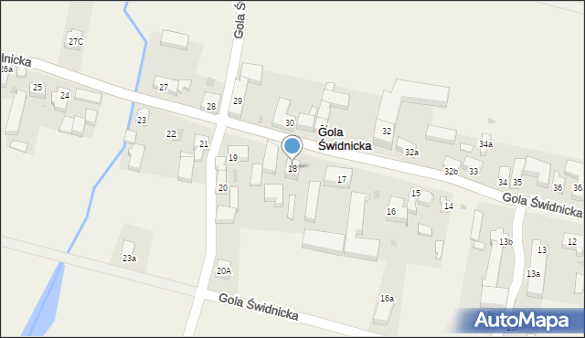 Gola Świdnicka, Gola Świdnicka, 18, mapa Gola Świdnicka
