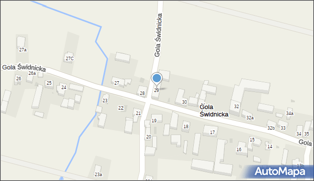Gola Świdnicka, Gola Świdnicka, 29, mapa Gola Świdnicka