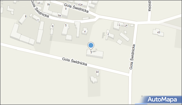 Gola Świdnicka, Gola Świdnicka, 3, mapa Gola Świdnicka