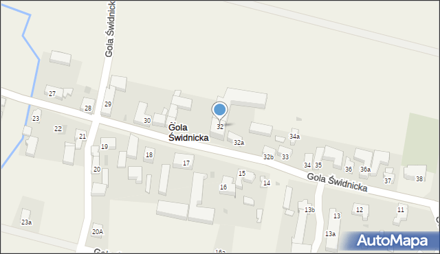 Gola Świdnicka, Gola Świdnicka, 32, mapa Gola Świdnicka