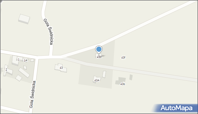 Gola Świdnicka, Gola Świdnicka, 43d, mapa Gola Świdnicka