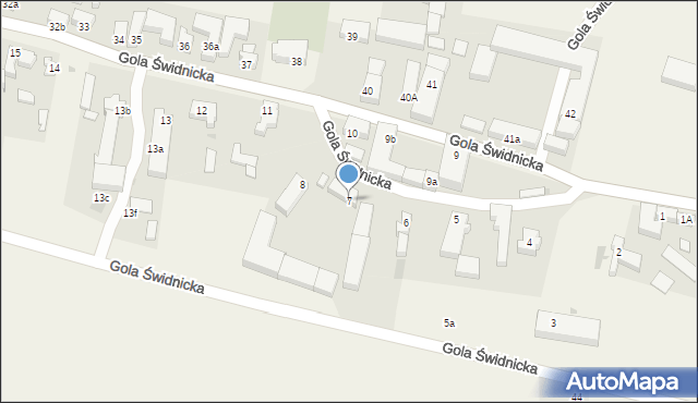 Gola Świdnicka, Gola Świdnicka, 7, mapa Gola Świdnicka