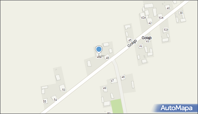 Gołąb, Gołąb, 48a, mapa Gołąb