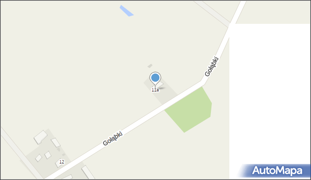 Gołąbki, Gołąbki, 11a, mapa Gołąbki