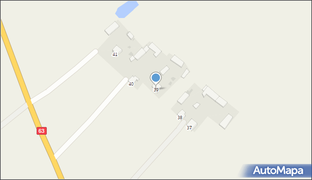 Gołąbki, Gołąbki, 39, mapa Gołąbki