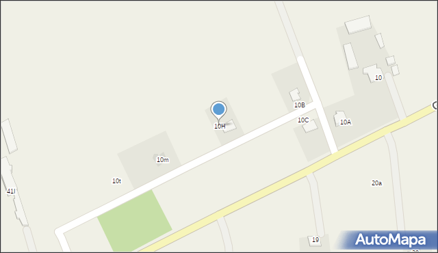 Golądkowo, Golądkowo, 10H, mapa Golądkowo