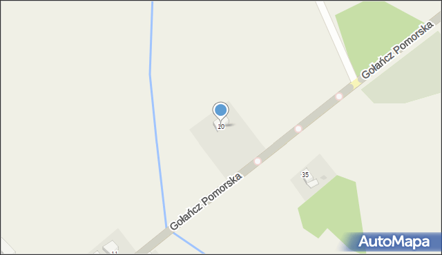 Gołańcz Pomorska, Gołańcz Pomorska, 10, mapa Gołańcz Pomorska