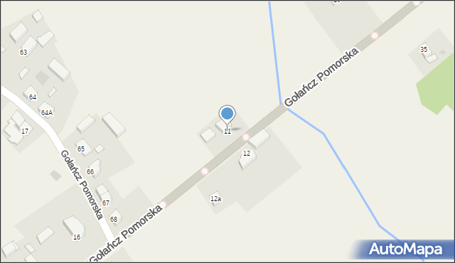 Gołańcz Pomorska, Gołańcz Pomorska, 11, mapa Gołańcz Pomorska