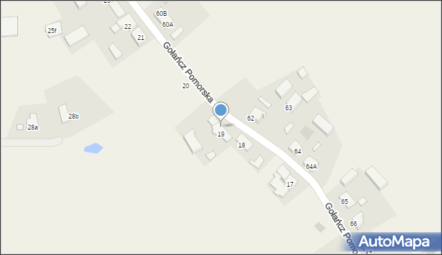 Gołańcz Pomorska, Gołańcz Pomorska, 19B, mapa Gołańcz Pomorska