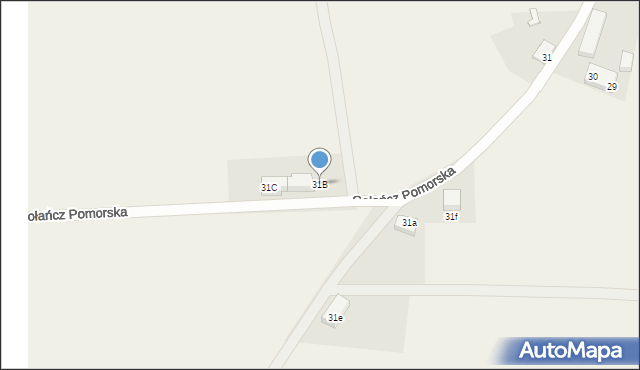 Gołańcz Pomorska, Gołańcz Pomorska, 31B, mapa Gołańcz Pomorska