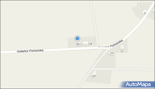 Gołańcz Pomorska, Gołańcz Pomorska, 31C, mapa Gołańcz Pomorska