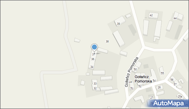 Gołańcz Pomorska, Gołańcz Pomorska, 37, mapa Gołańcz Pomorska