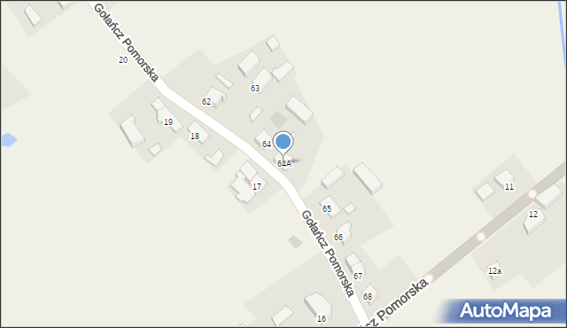 Gołańcz Pomorska, Gołańcz Pomorska, 64A, mapa Gołańcz Pomorska