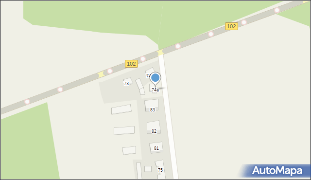 Gołańcz Pomorska, Gołańcz Pomorska, 74a, mapa Gołańcz Pomorska
