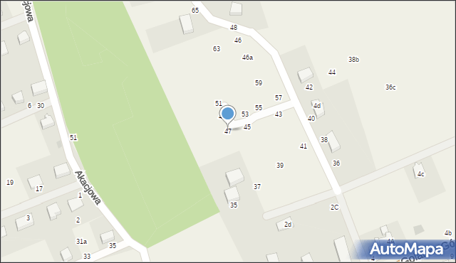 Golanka Górna, Golanka Górna, 47, mapa Golanka Górna