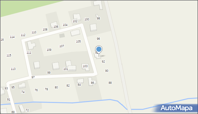 Golanka Górna, Golanka Górna, 92a, mapa Golanka Górna
