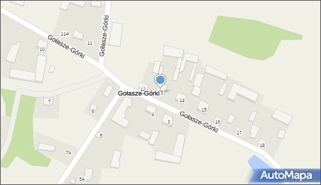 Gołasze-Górki, Gołasze-Górki, 13, mapa Gołasze-Górki