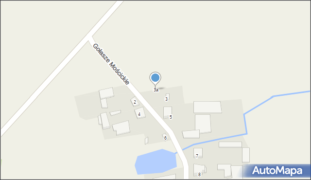 Gołasze Mościckie, Gołasze Mościckie, 3a, mapa Gołasze Mościckie