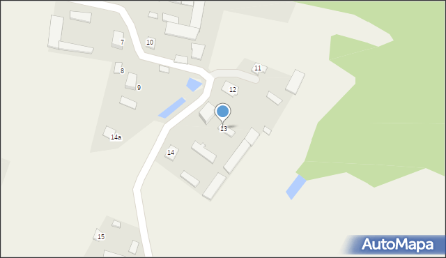 Gołasze-Puszcza, Gołasze-Puszcza, 13, mapa Gołasze-Puszcza