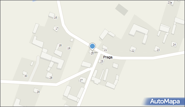 Gołasze-Puszcza, Gołasze-Puszcza, 20, mapa Gołasze-Puszcza