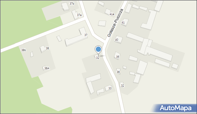Gołasze-Puszcza, Gołasze-Puszcza, 34, mapa Gołasze-Puszcza