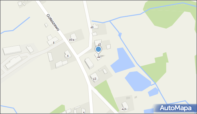 Gołaszewo, Gołaszewo, 44, mapa Gołaszewo