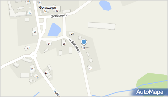 Gołaszewo, Gołaszewo, 48, mapa Gołaszewo