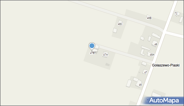Gołaszewo, Gołaszewo, 47B, mapa Gołaszewo