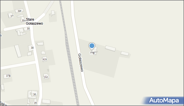 Gołaszewo, Gołaszewo, 77B, mapa Gołaszewo